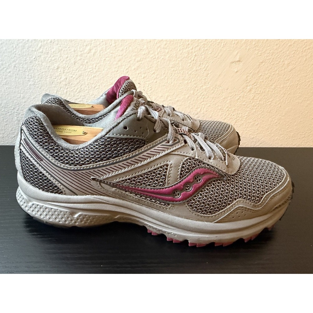 Saucony S15354-1 Women's Grey Plum Cohesion 10 Running Athletic Shoe Size 10